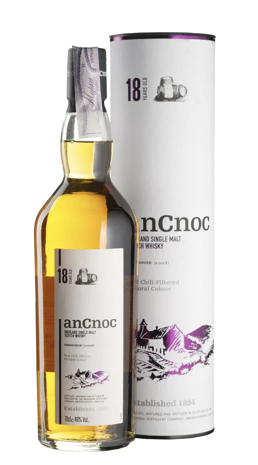 Віскі anCnoc 18 y.o. 40% 0.7 л
